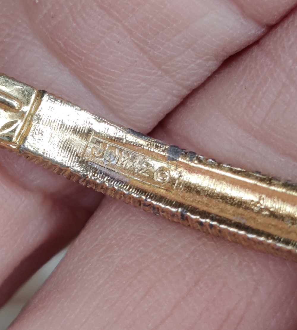 Vintage Joseph Mazer Rhinestone hinged bracelet - Picture 2 of 11